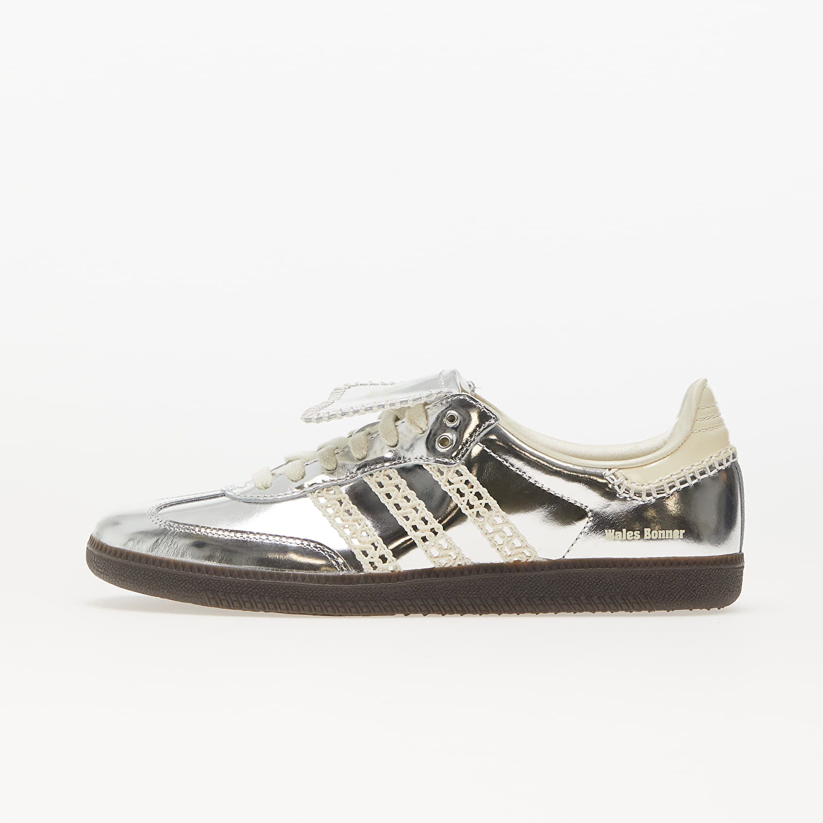 Adidas samba sales silver