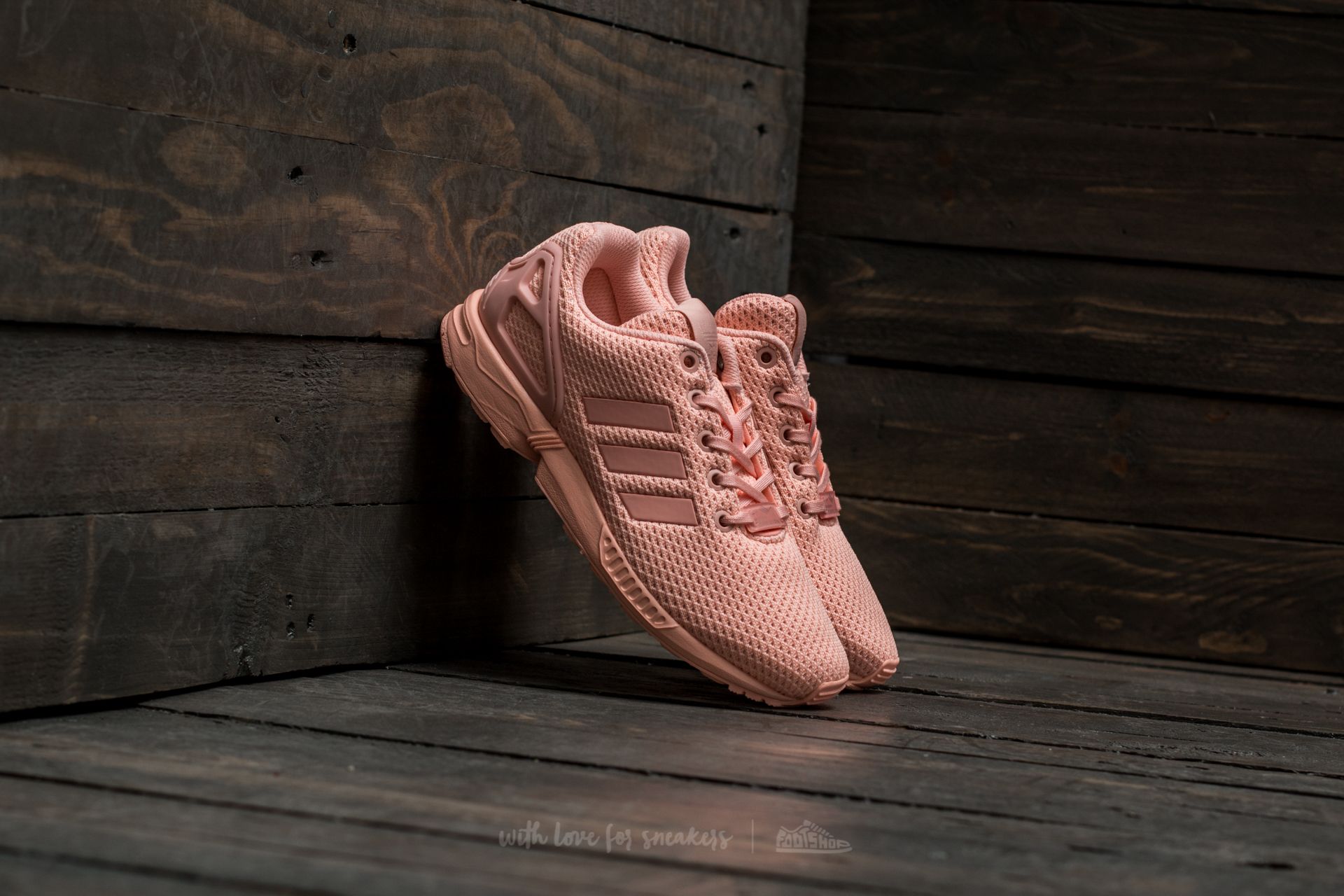 Zapatillas y zapatos para niños adidas ZX Flux J Haze Coral/ Haze Coral/ Haze Coral