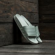Adilette linen clearance green