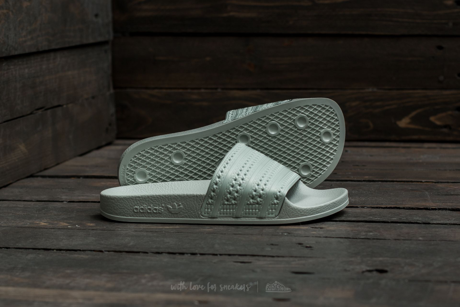 Women s shoes adidas Adilette Linen Green Linen Green Footshop