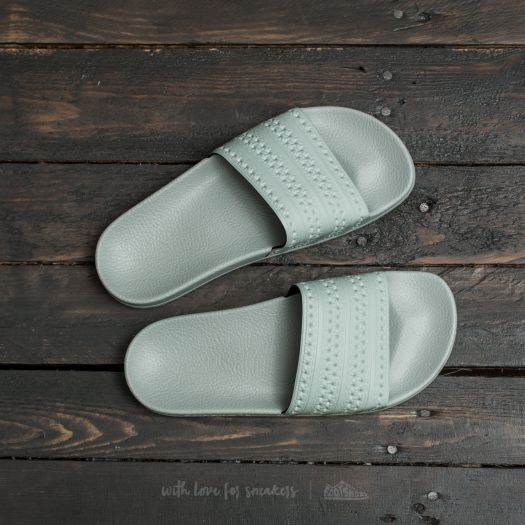 Adidas adilette linen green new arrivals