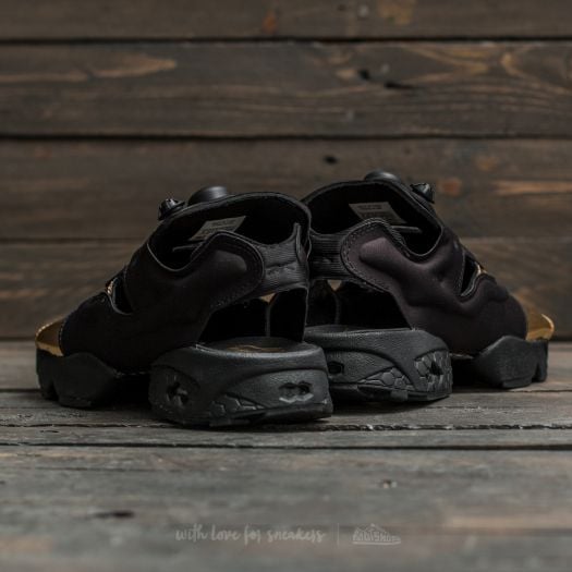 Reebok insta best sale pump black gold