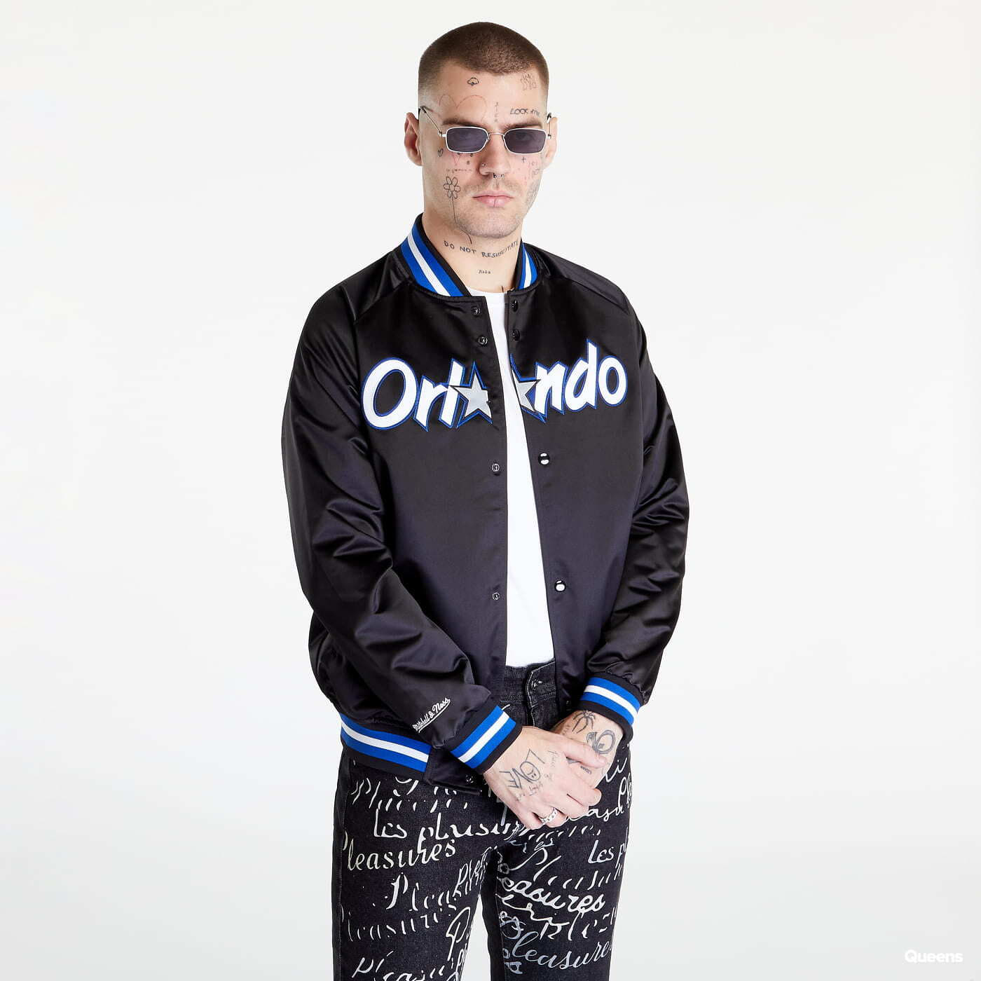 Orlando magic mitchell cheap and ness jacket