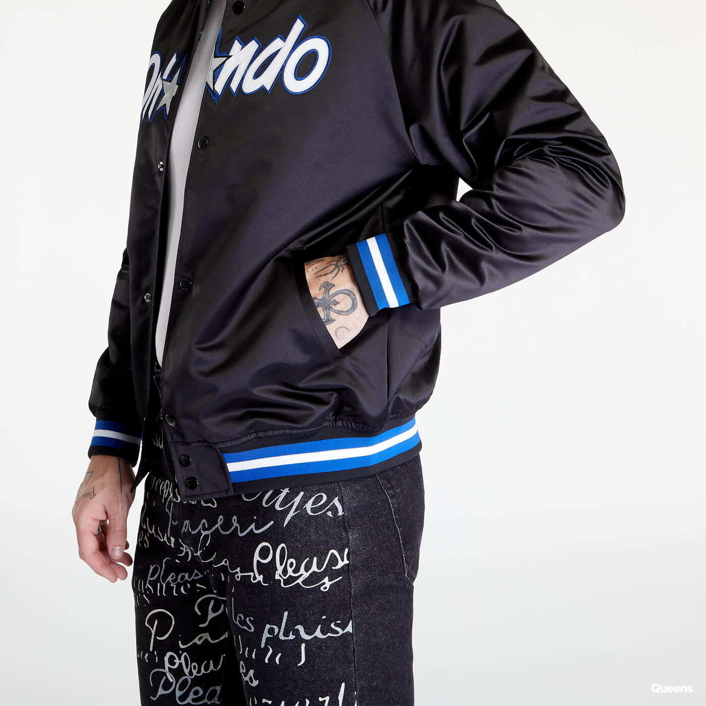 Jackets Mitchell Ness NBA Lightweight Satin Jacket Orlando Magic