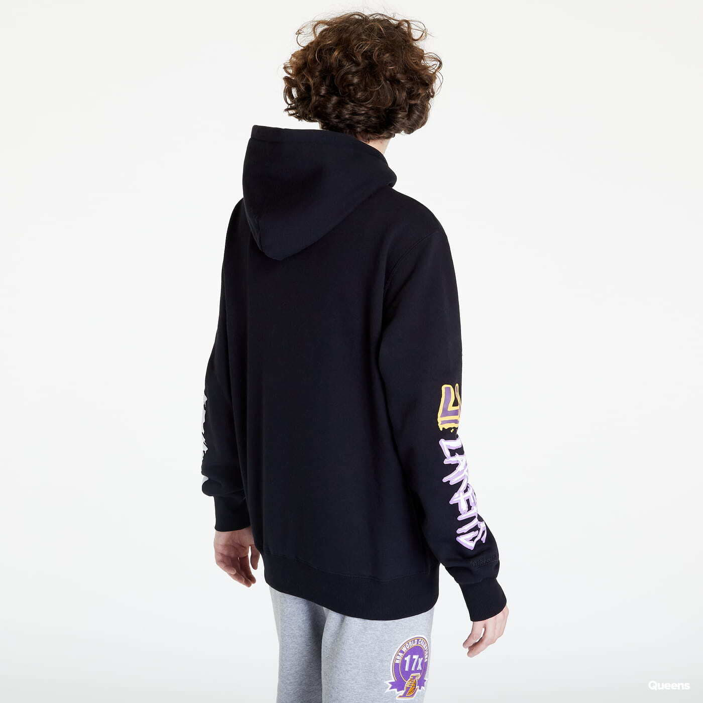 Mikinas ar kapuci un sporta krekli Mitchell & Ness Slap Sticker Hoodie Black