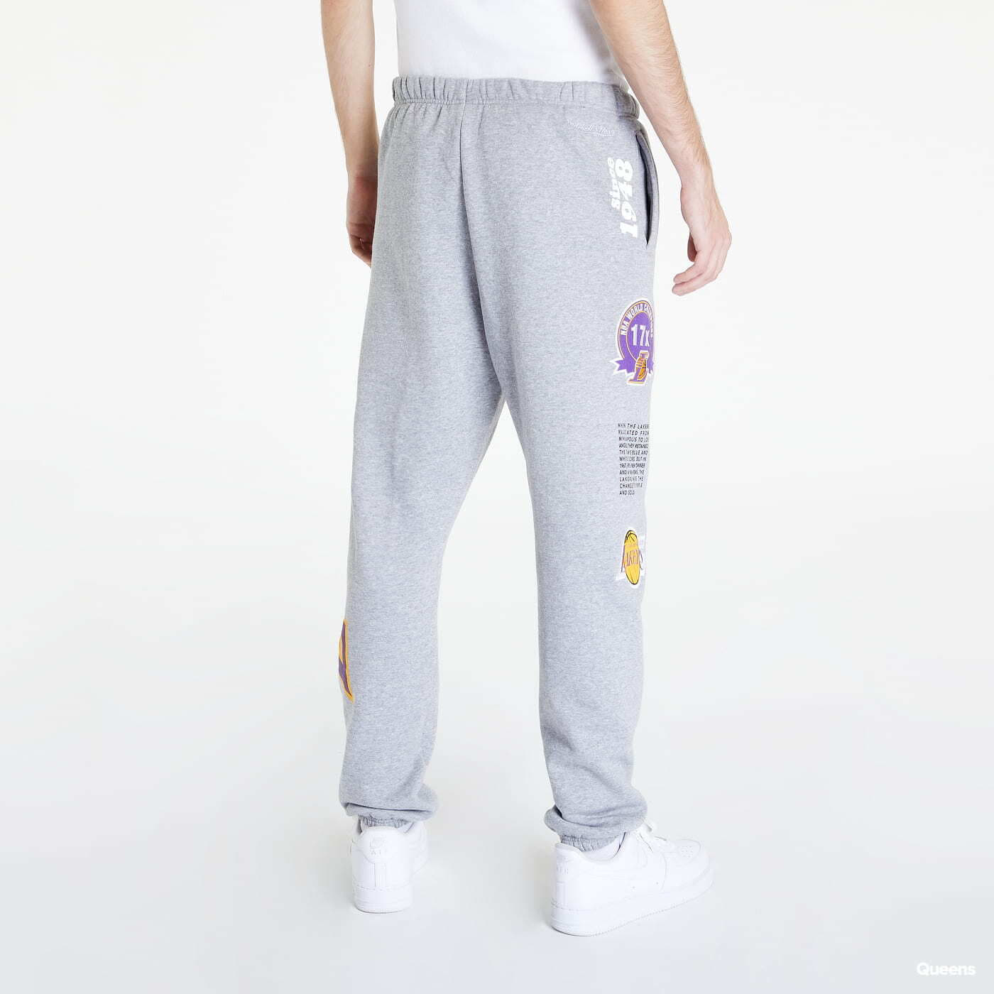 Jogger Pants Mitchell & Ness Team Origins Fleece Pant Grey Heather