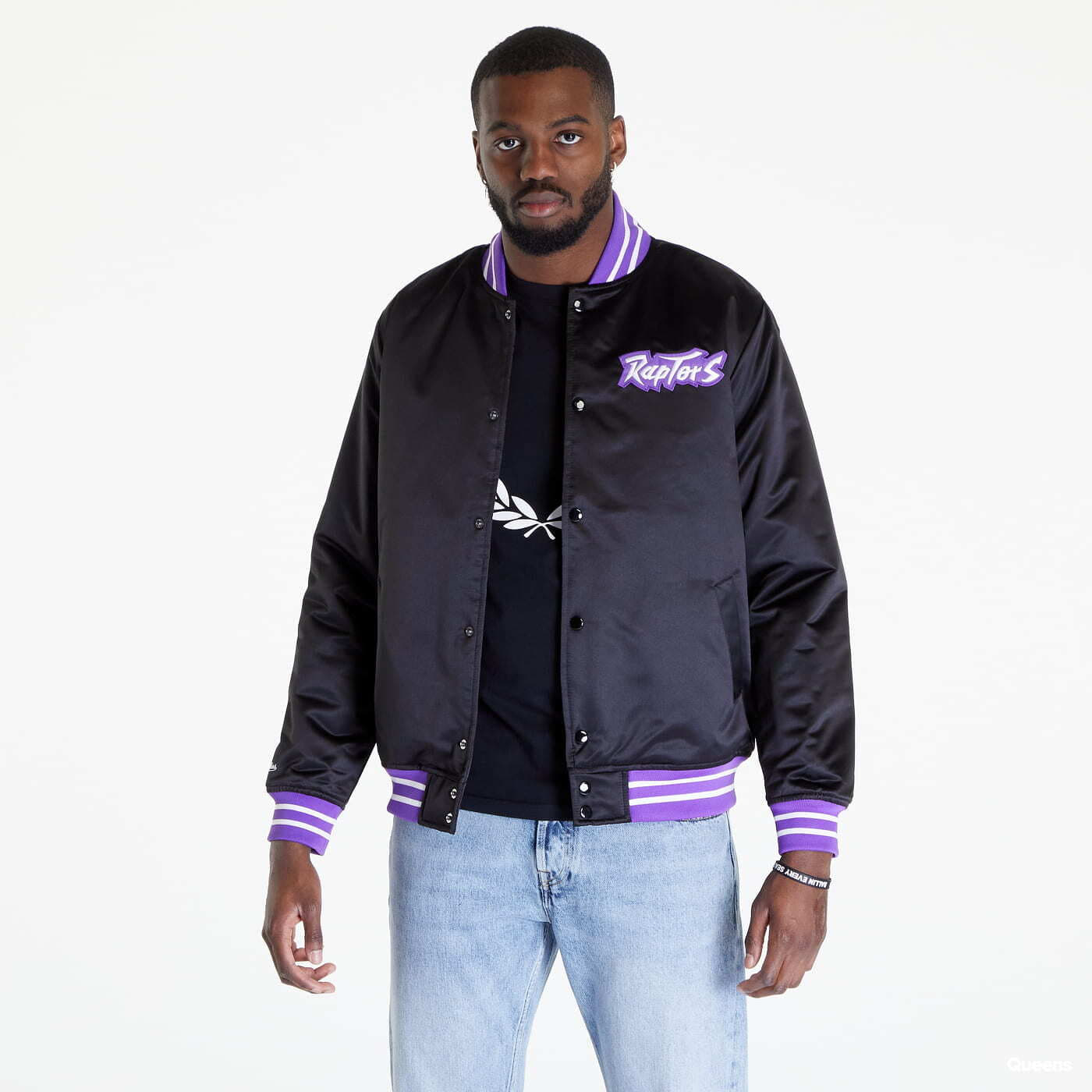 Purple satin jacket shop