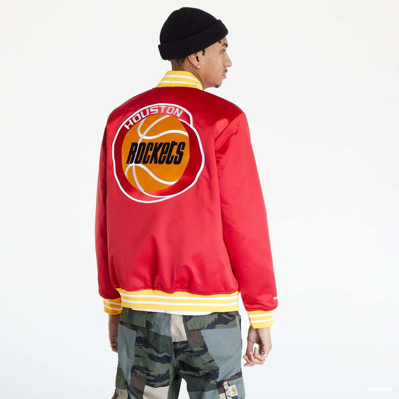 Mitchell and ness rockets jacket cheap