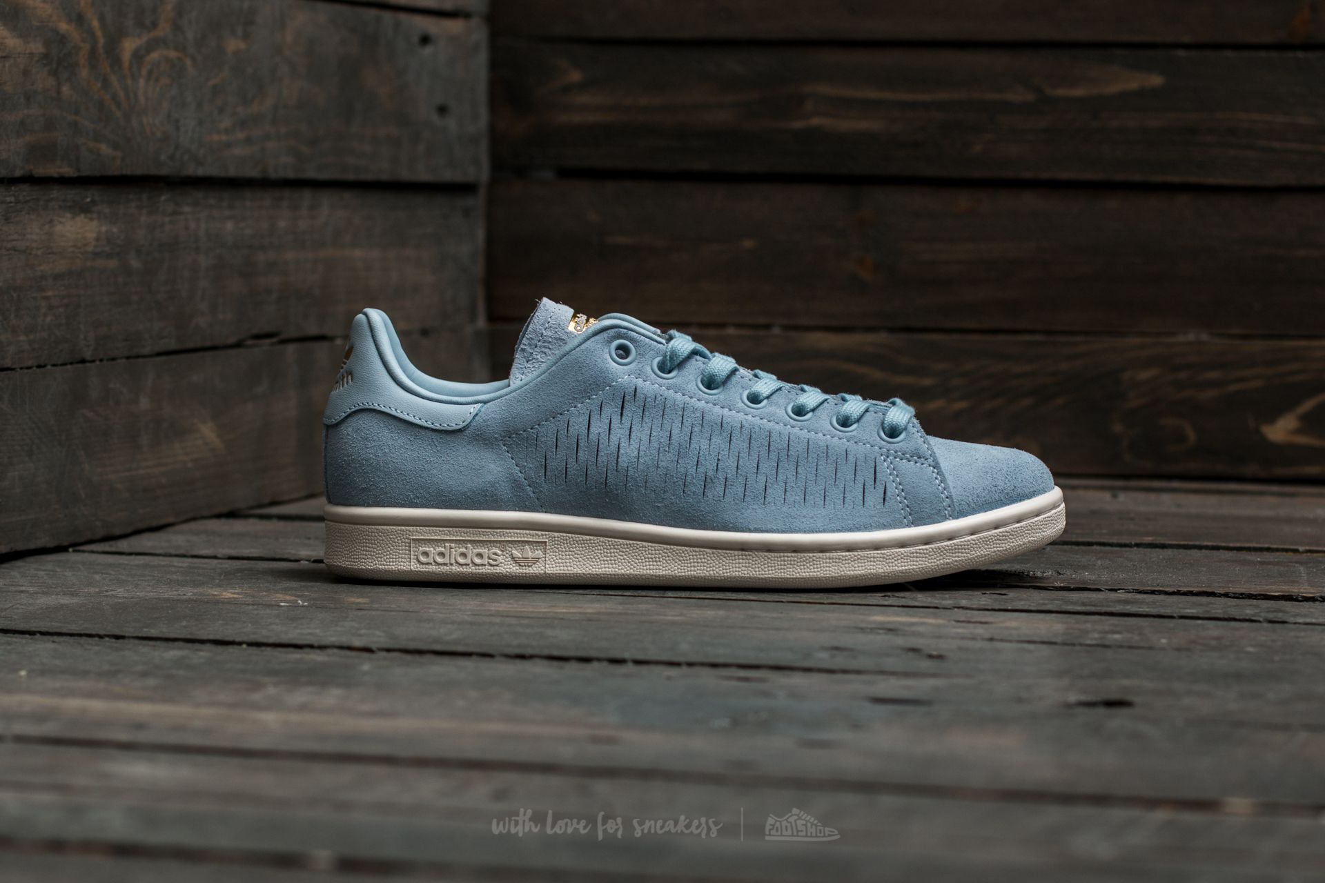 Women s shoes adidas Stan Smith W Easy Blue Easy Blue Chalk White Footshop