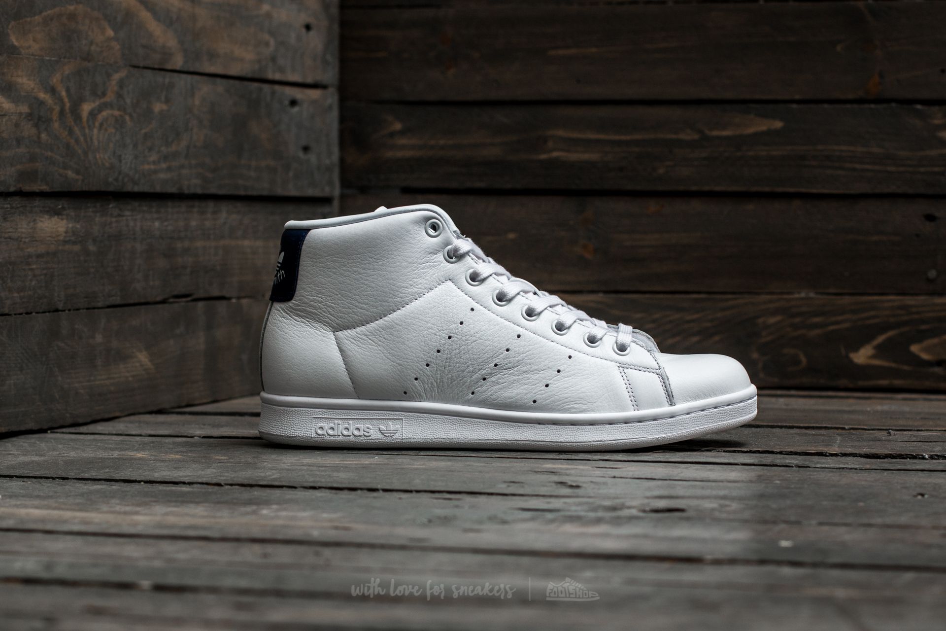 Stan smith mid bleu hotsell