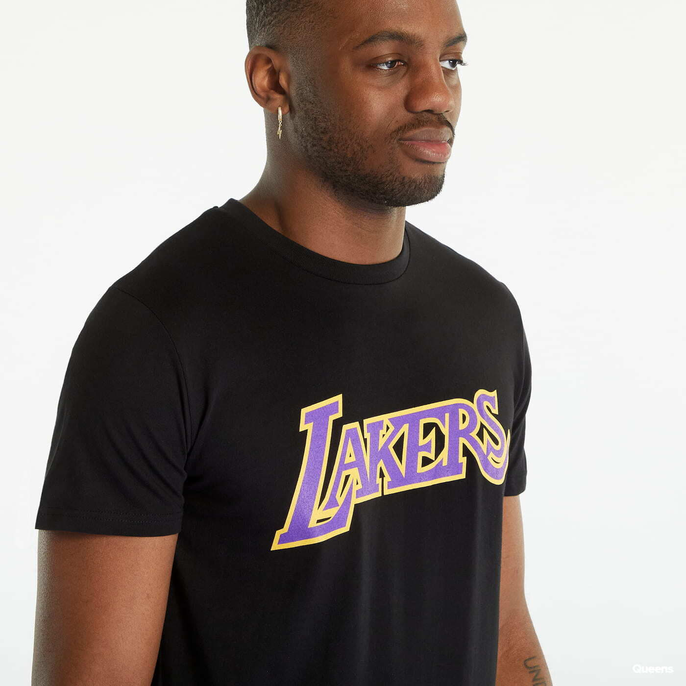T-shirts Mitchell & Ness NBA Team Logo Tee Lakers Black