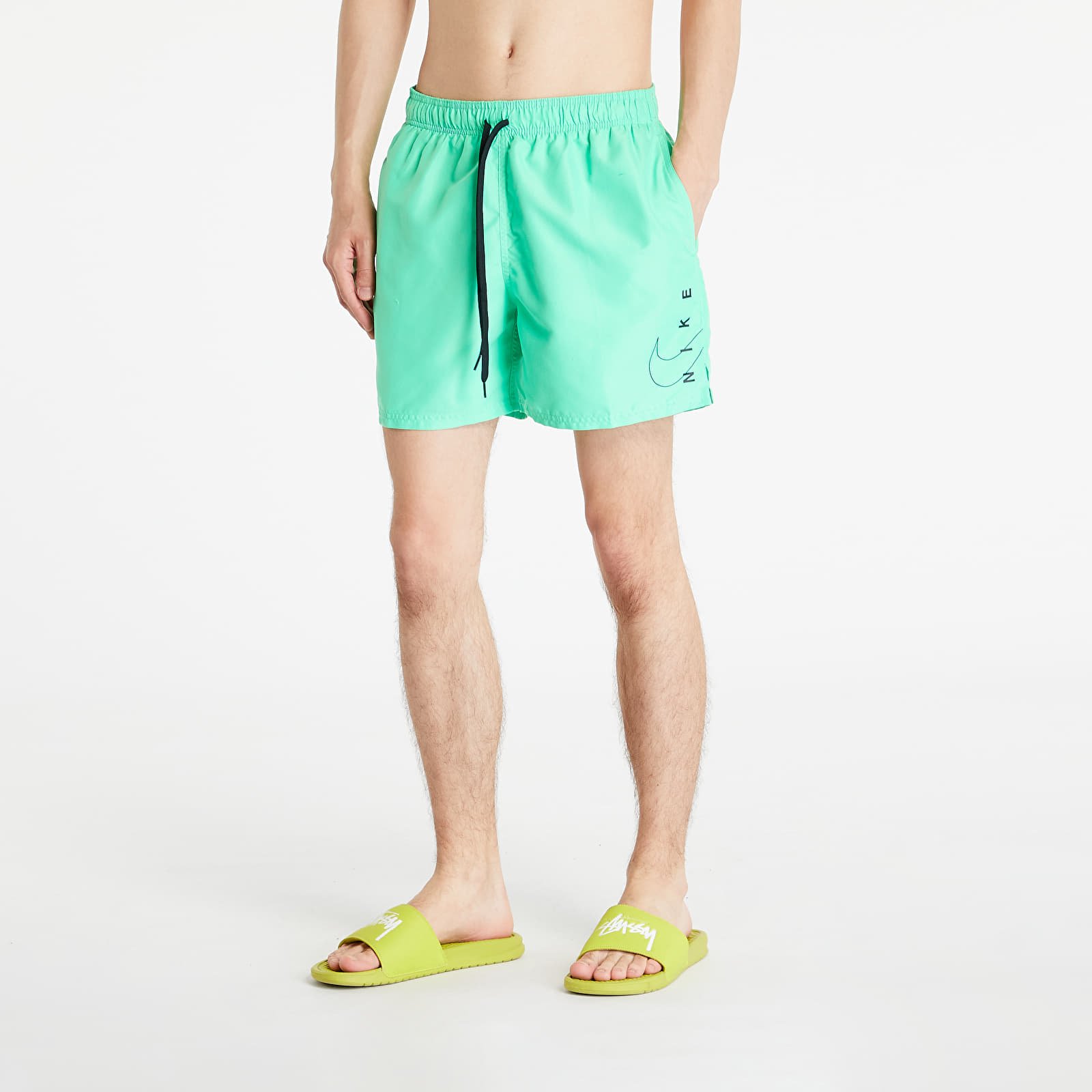 Bañador Nike Swoosh Break 5" Volley Short Electric Algae