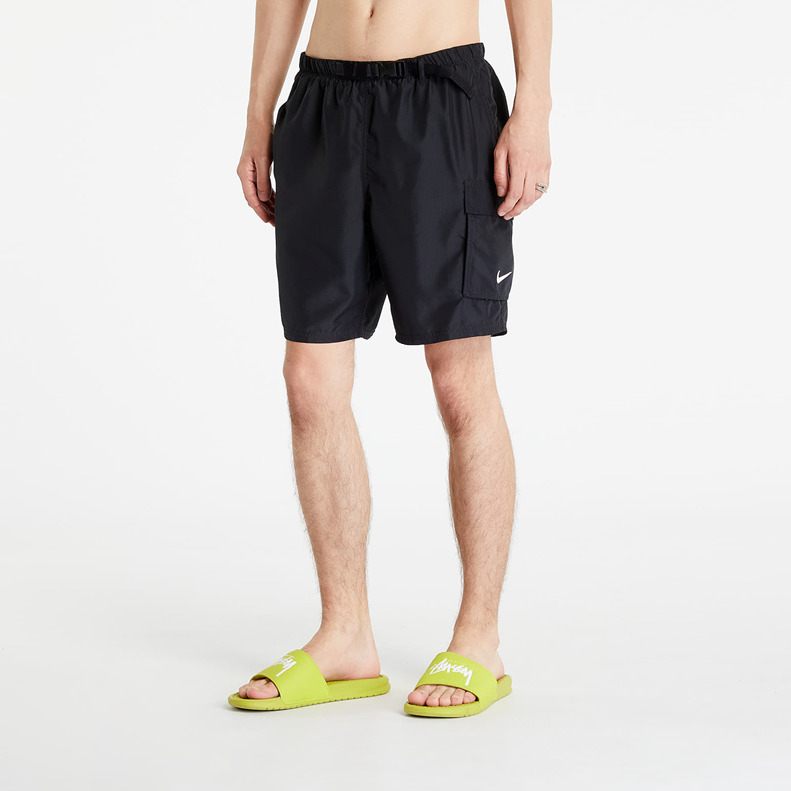 Uimapuvut Nike Belted Packable 7" Volley Short Black