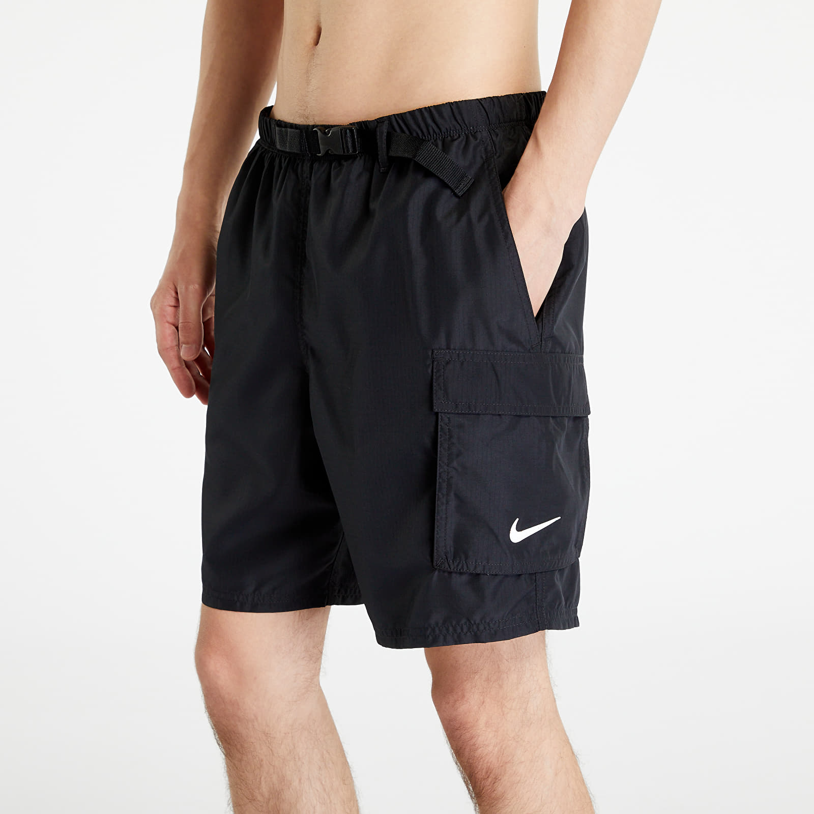 Uimapuvut Nike Belted Packable 7" Volley Short Black