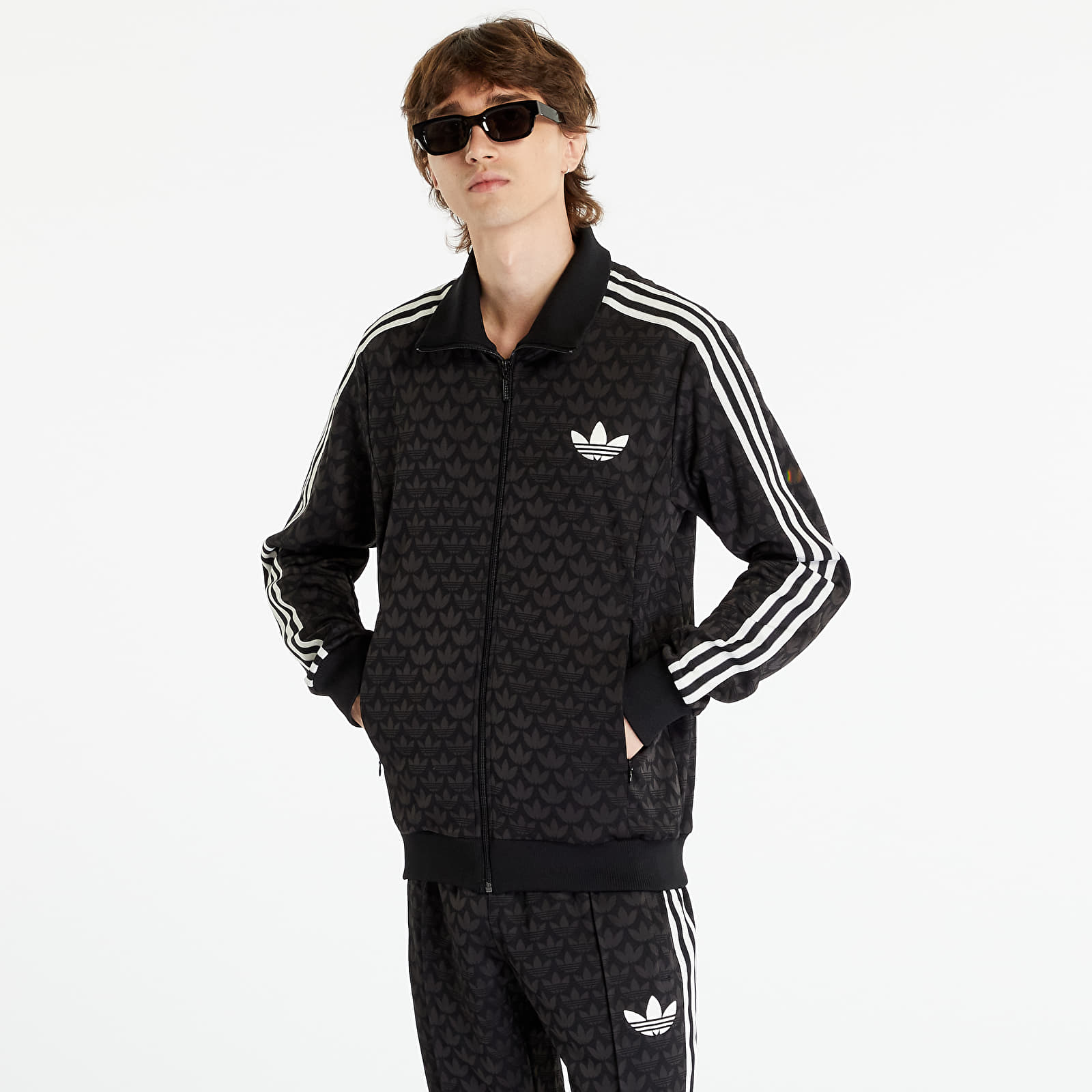 Džemperiai su gobtuvais ir džemperiai adidas Poly Top Black