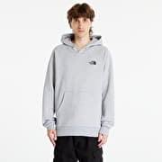 Grey and red online north face hoodie