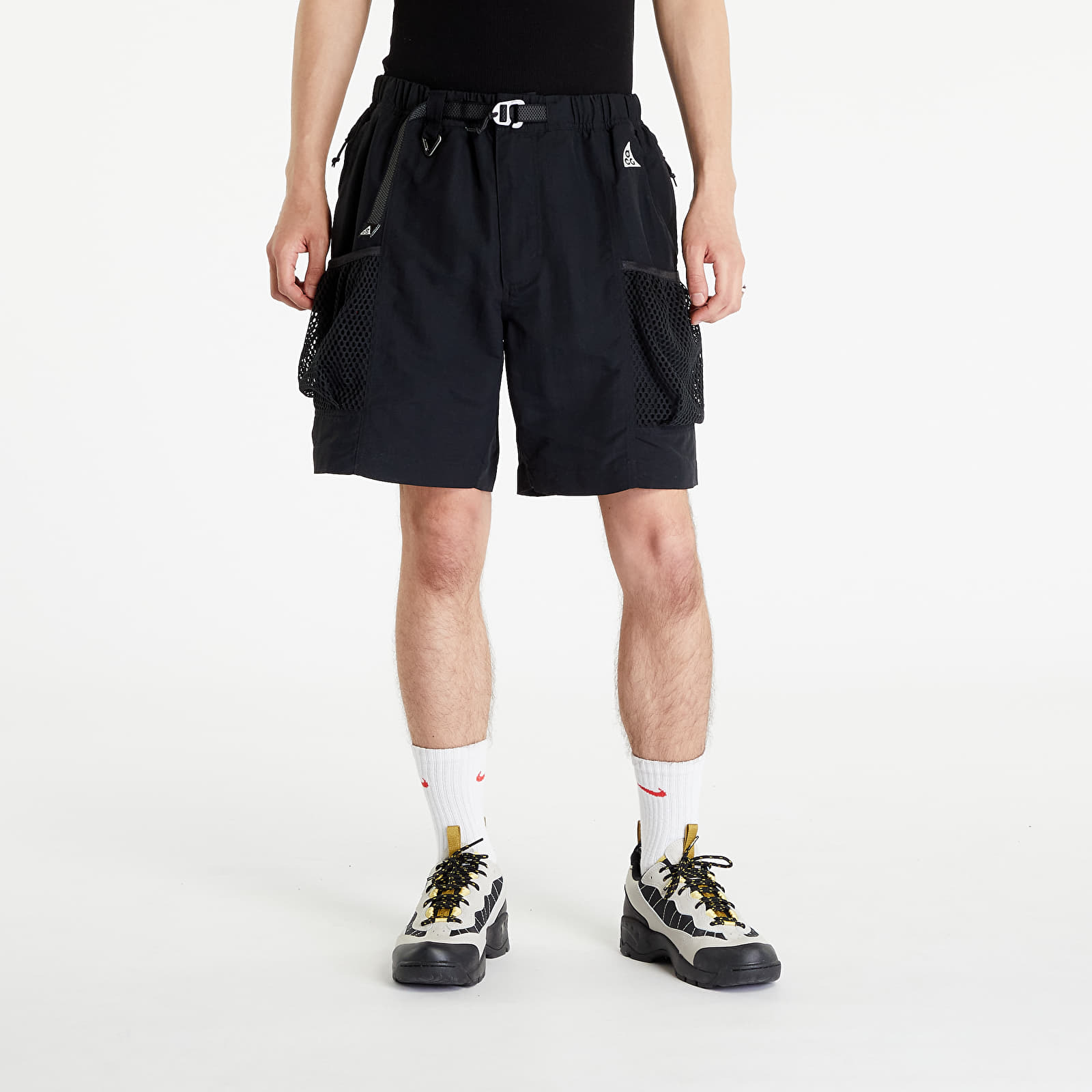 Nike - acg snowgrass men's cargo shorts black/ anthracite/ summit white
