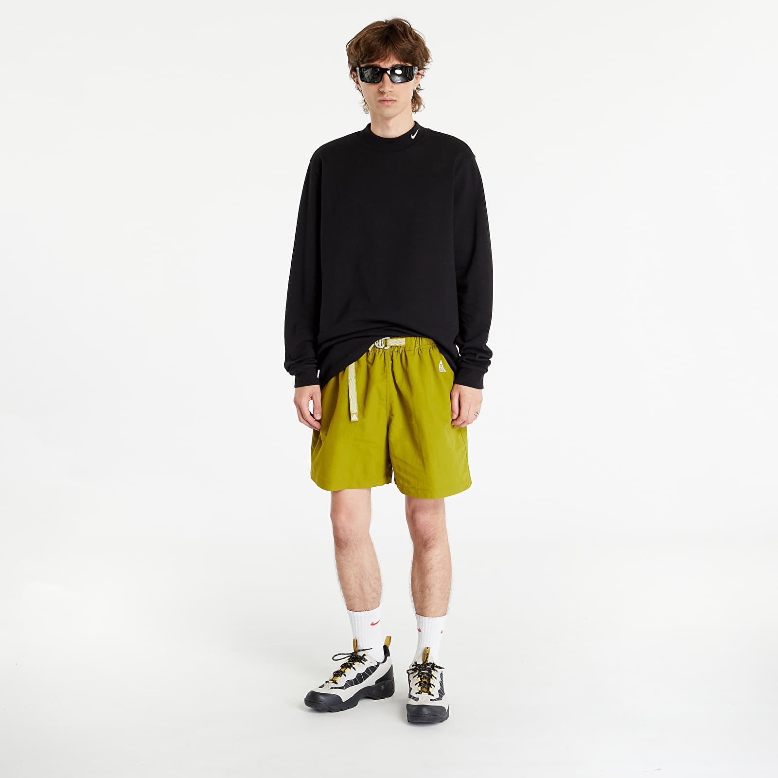 Shorts Nike ACG Trail Shorts Moss Light Orewood Brown Summit White Footshop