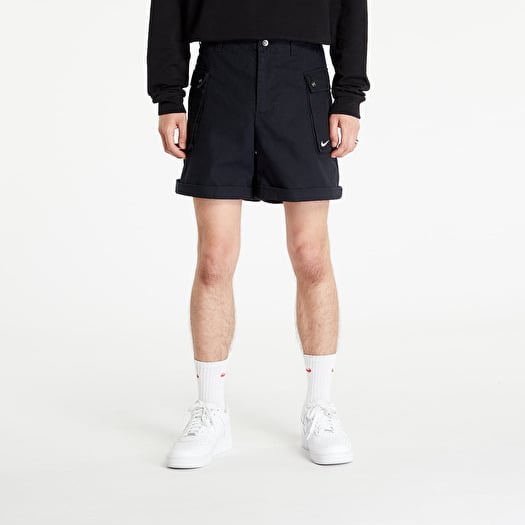 Pantaloni scurți Nike Life Men's Woven Cargo Shorts Black/ White
