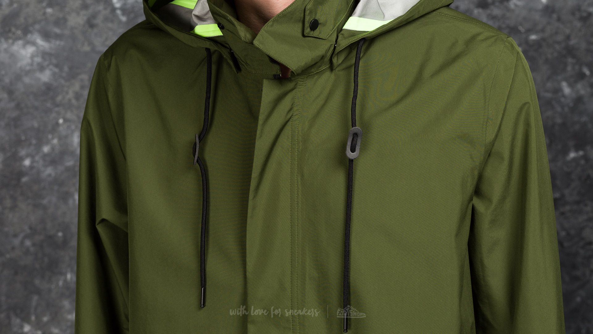 Jackets and Coats NikeLab Essentials Parka Green Black Footshop
