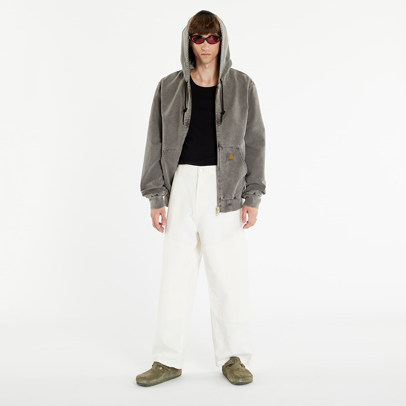 Džíny a kalhoty Carhartt WIP Wide Panel Pant UNISEX Wax Rinsed