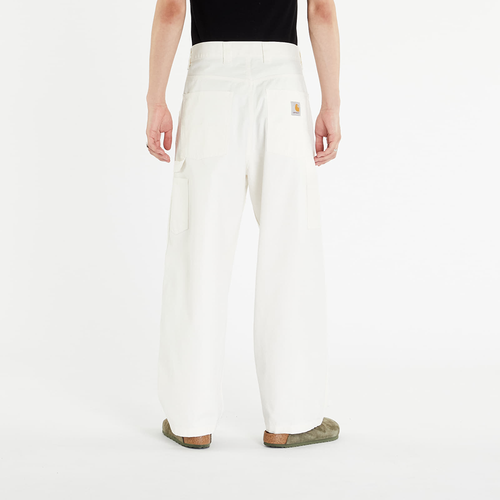 Džíny a kalhoty Carhartt WIP Wide Panel Pant UNISEX Wax Rinsed