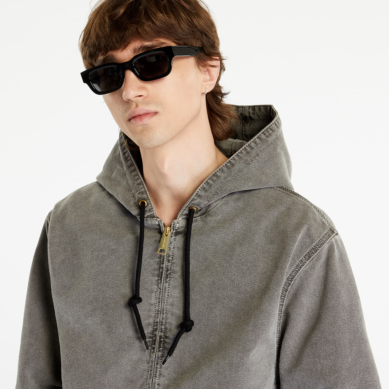Kabátok Carhartt WIP Active Jacket UNISEX Black Faded