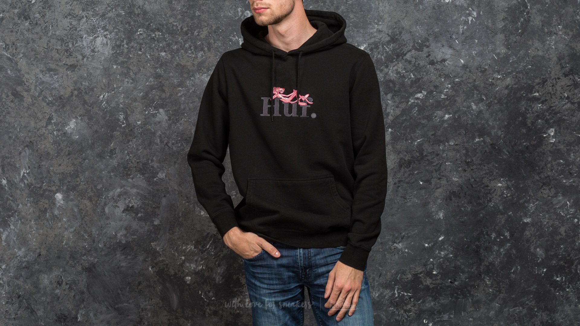 Huf pink panther hoodie on sale