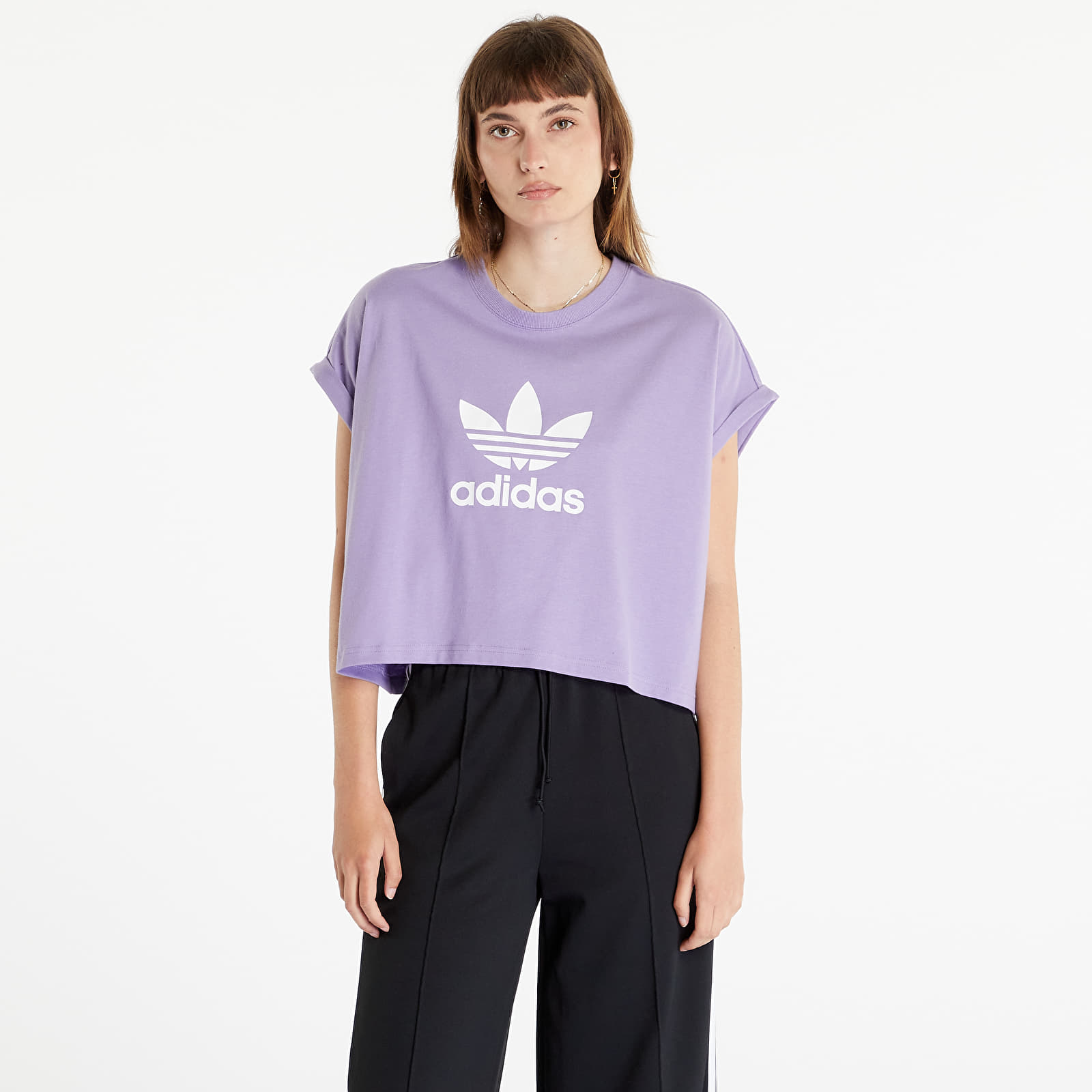 T shirts adidas Short Tee Magic Lilac Footshop