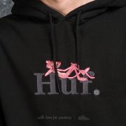 Hoodies and sweatshirts HUF x Pink Panther Overdyed Hoodie Black Footshop