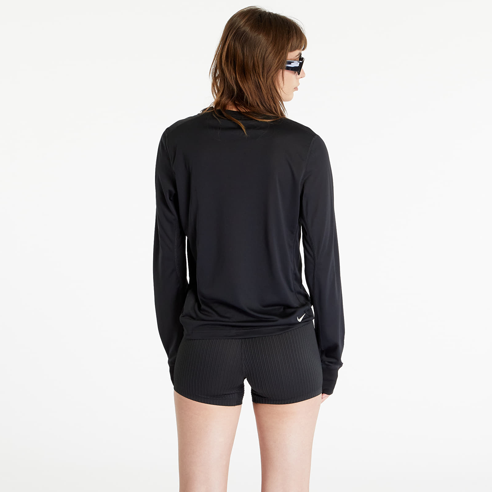 Nike black long sleeve women's hot sale
