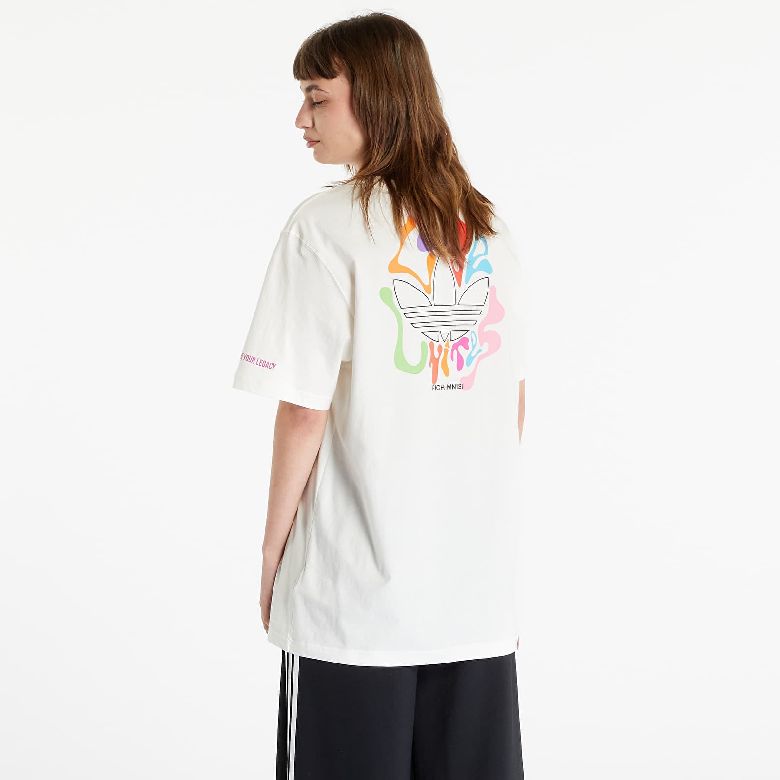 T-paidat adidas x RICH MNISI Pride Graphic Short Sleeve Tee UNISEX Off White