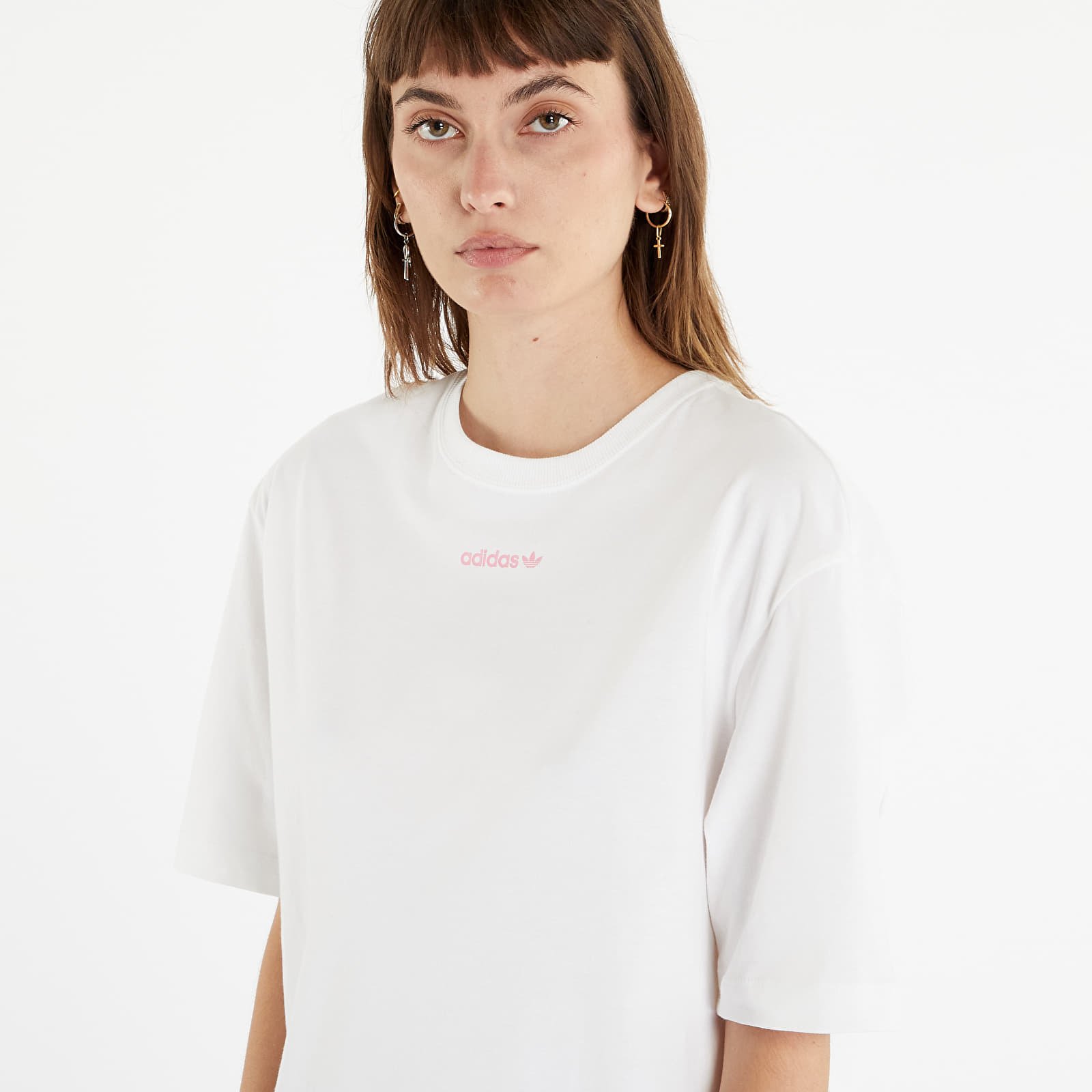 T-skjorter adidas Originals Island Club Graphic Tee White