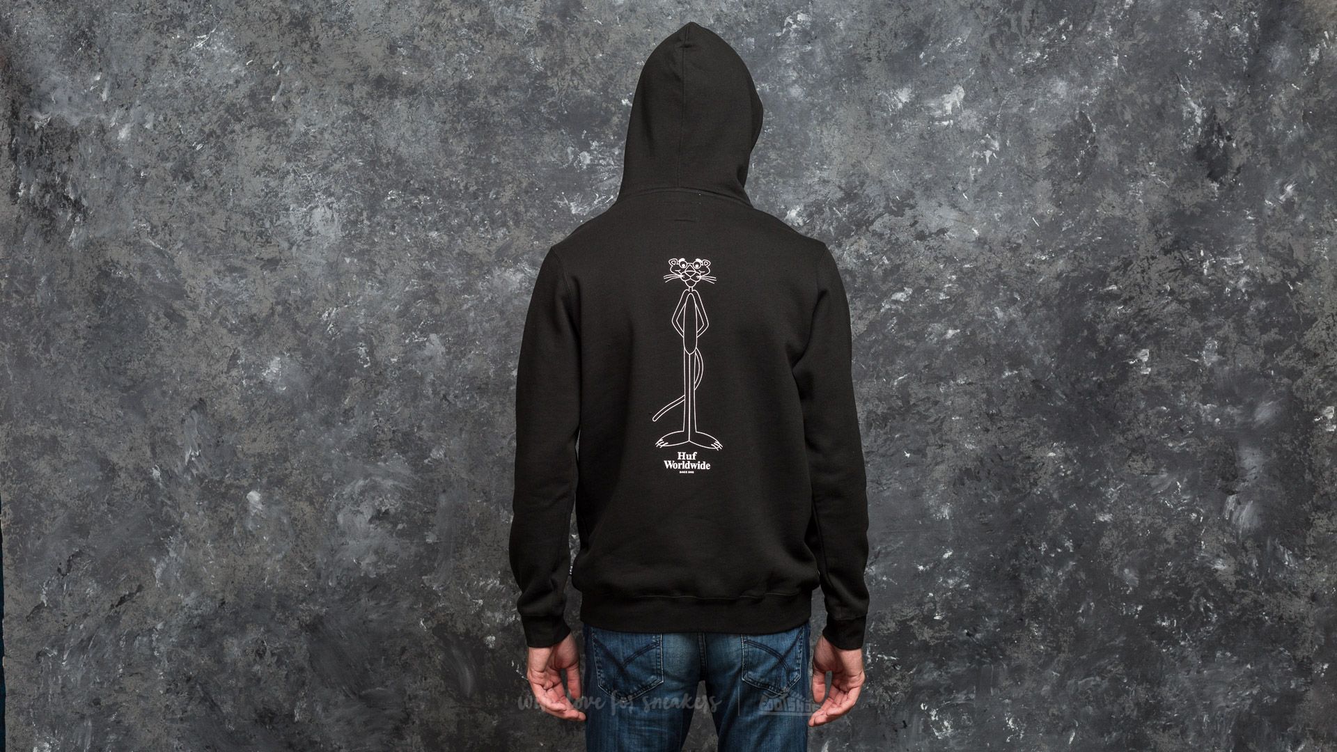 Huf pink shop panther hoodie