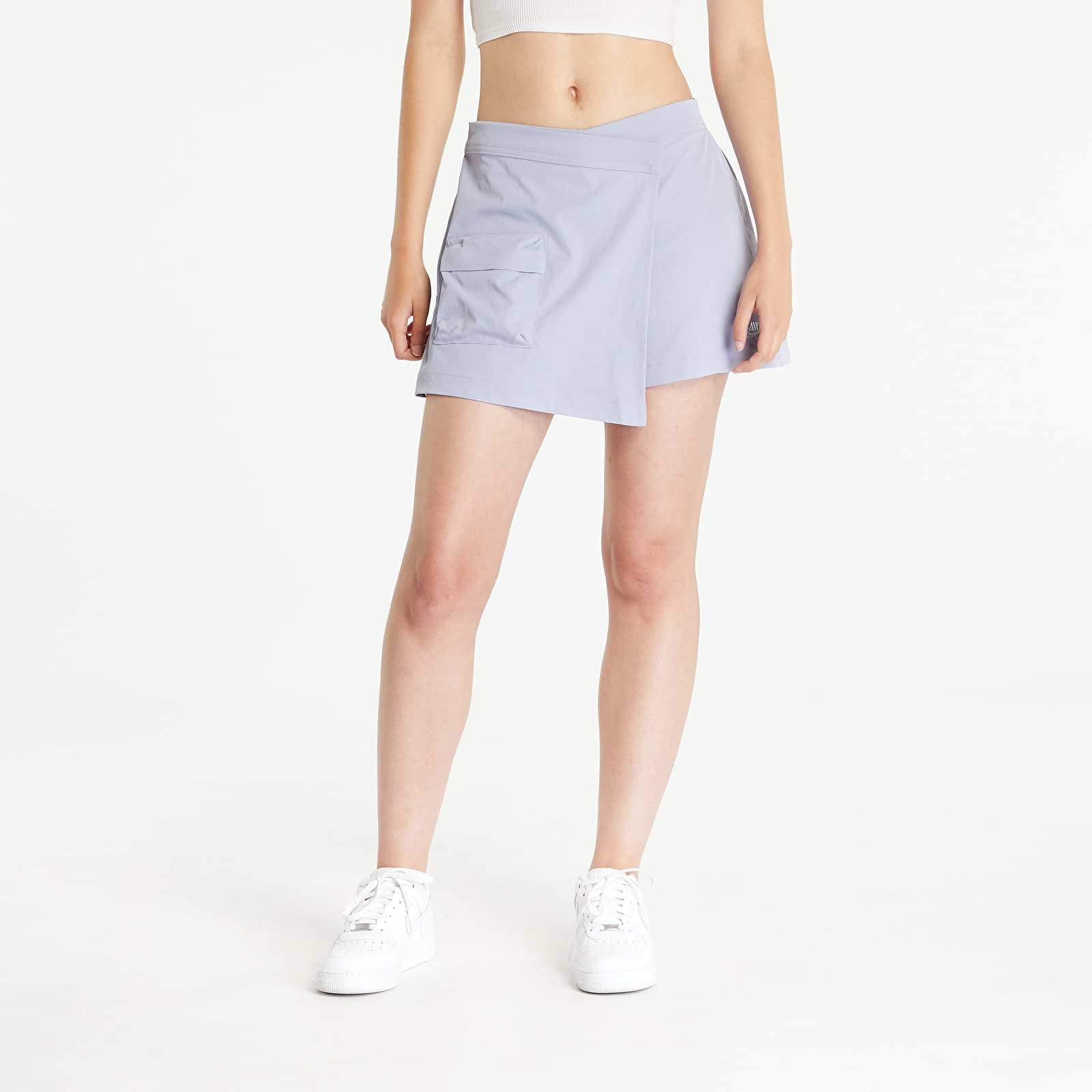 Nike - sportswear tech pack women's mid-rise skort indigo haze/ cobalt bliss