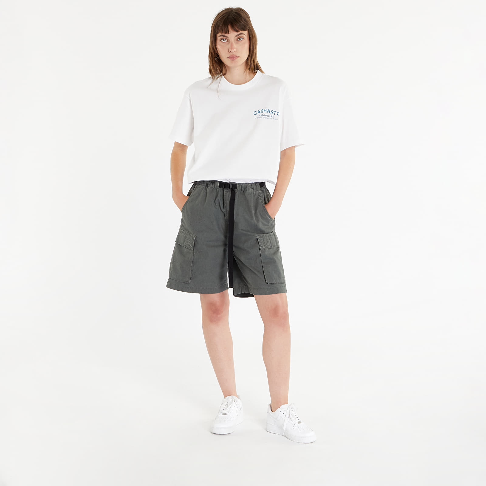 Shorts Carhartt WIP Wynton Short Jura/ Yucca Stone Washed