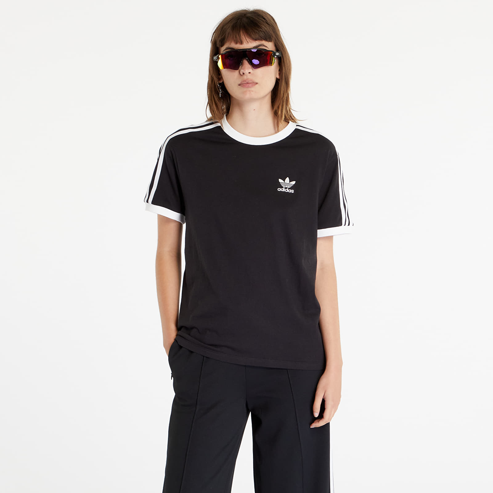 Camisetas adidas Originals 3 Stripes Short Sleeve Tee Black
