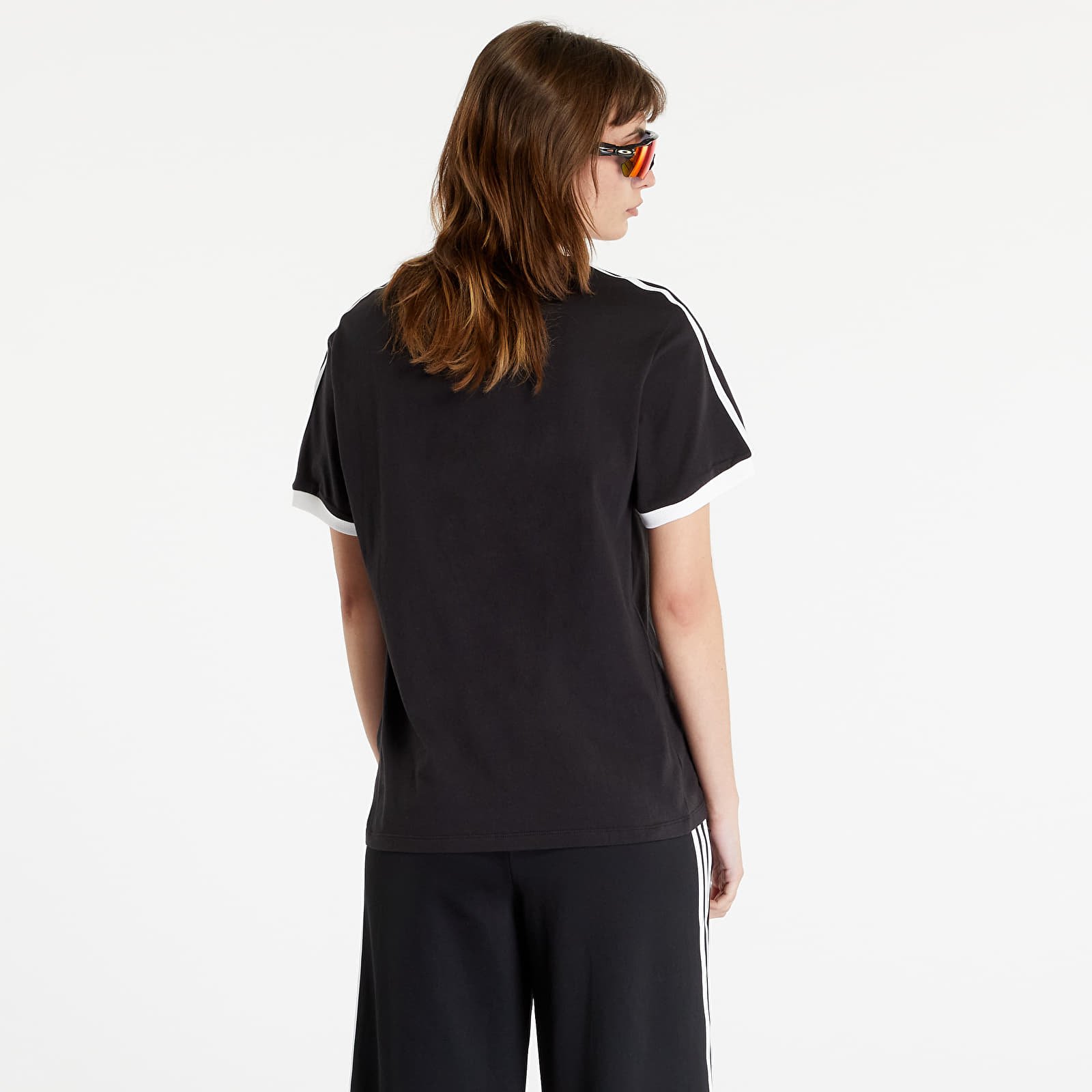 Adidas originals 3 stripes women's t-shirt - black top
