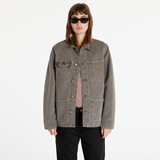 Carhartt black denim jacket hot sale