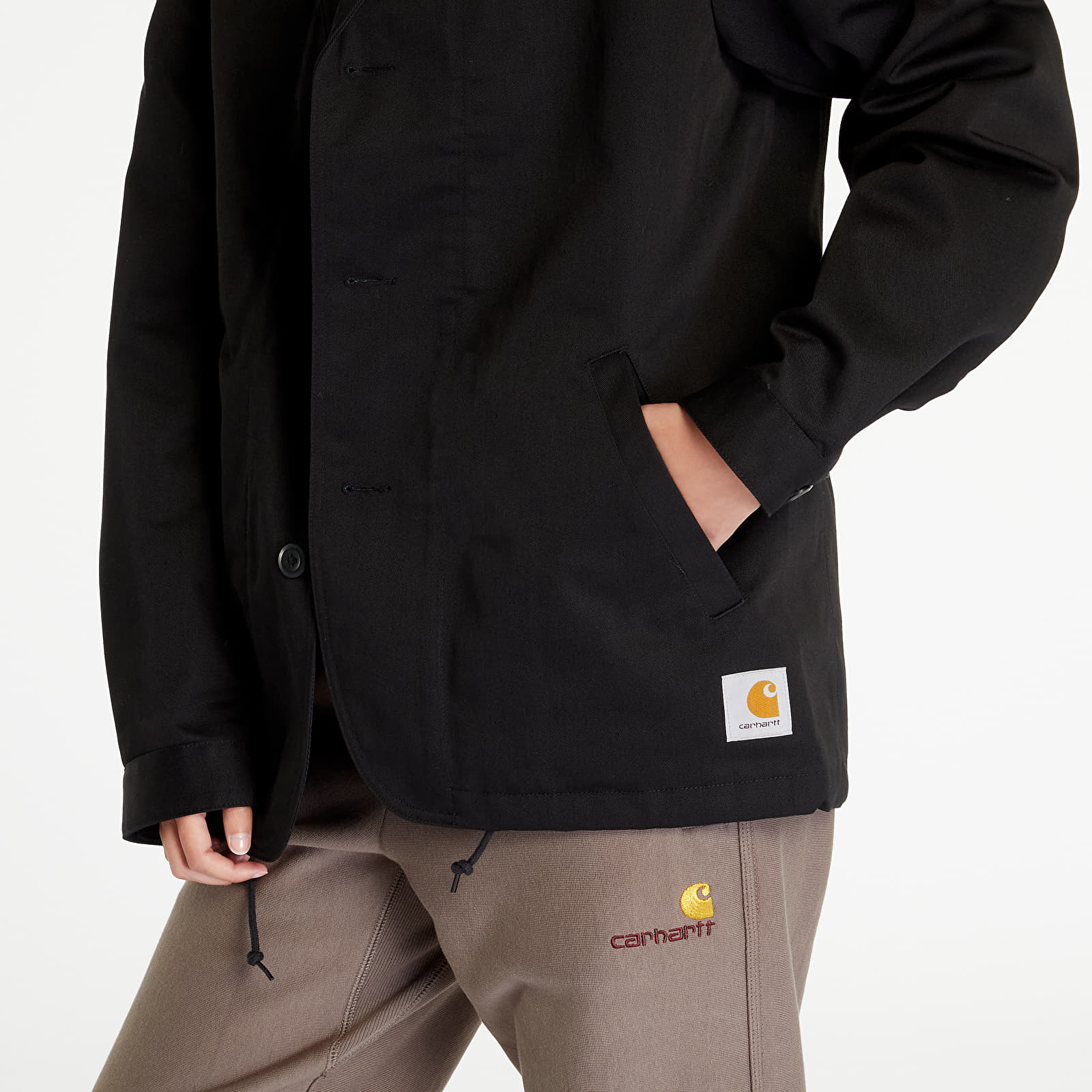 Jackets Carhartt WIP Myles Blazer Black Rinsed | Footshop