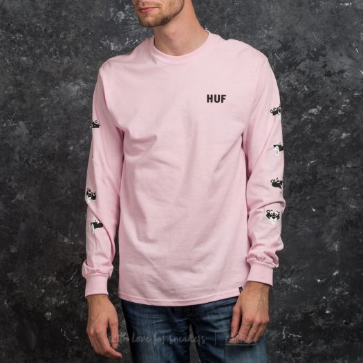 HUF x Pink Panther Longsleeve Heads Tee Pink | Footshop
