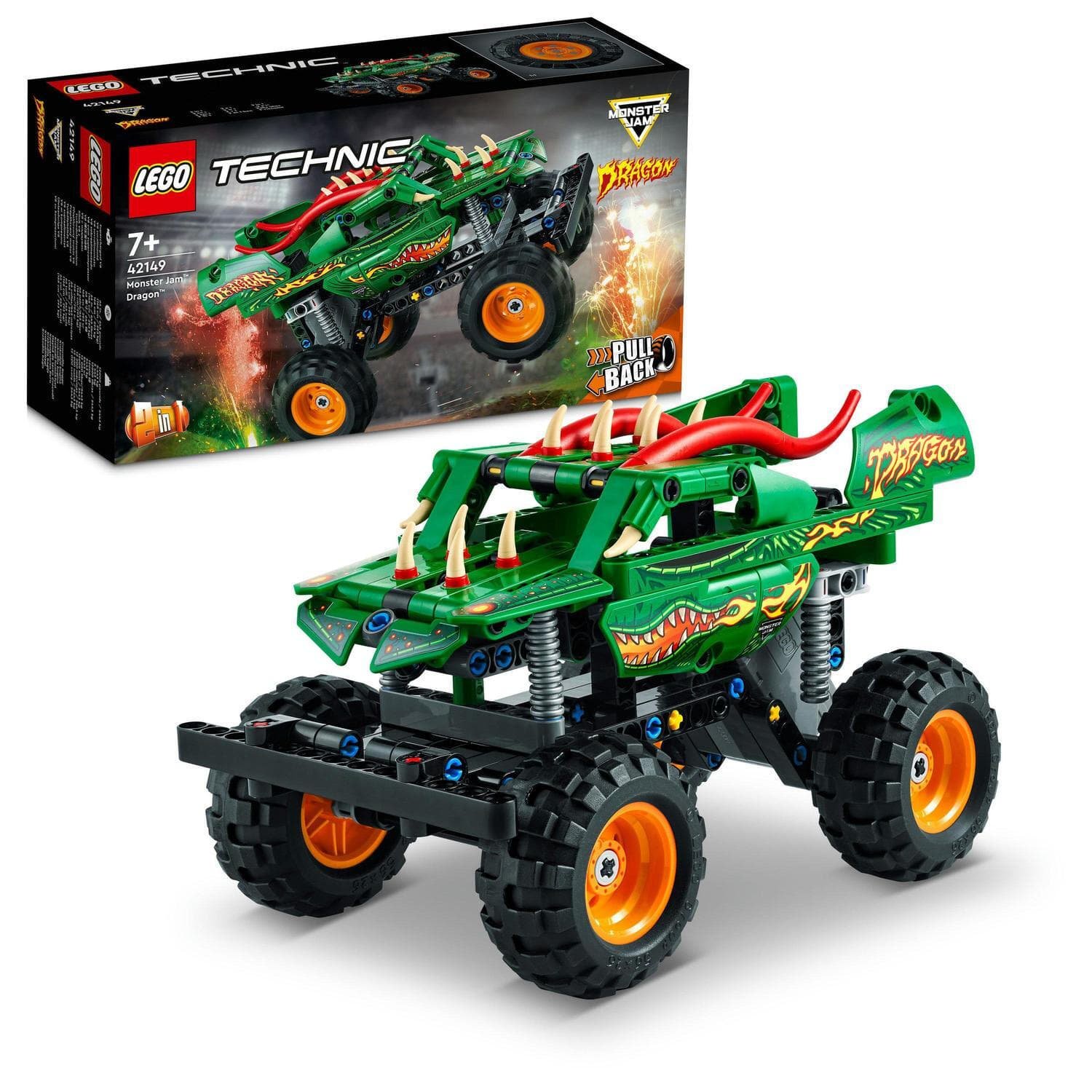 Trusele LEGO® LEGO® Technic 42149 Monster Jam™ Dragon™