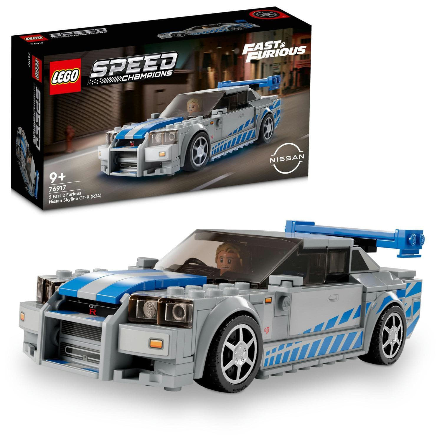 LEGO® készletek LEGO® Speed Champions 76917 2 Fast 2 Furious Nissan Skyline GT-R (R34)