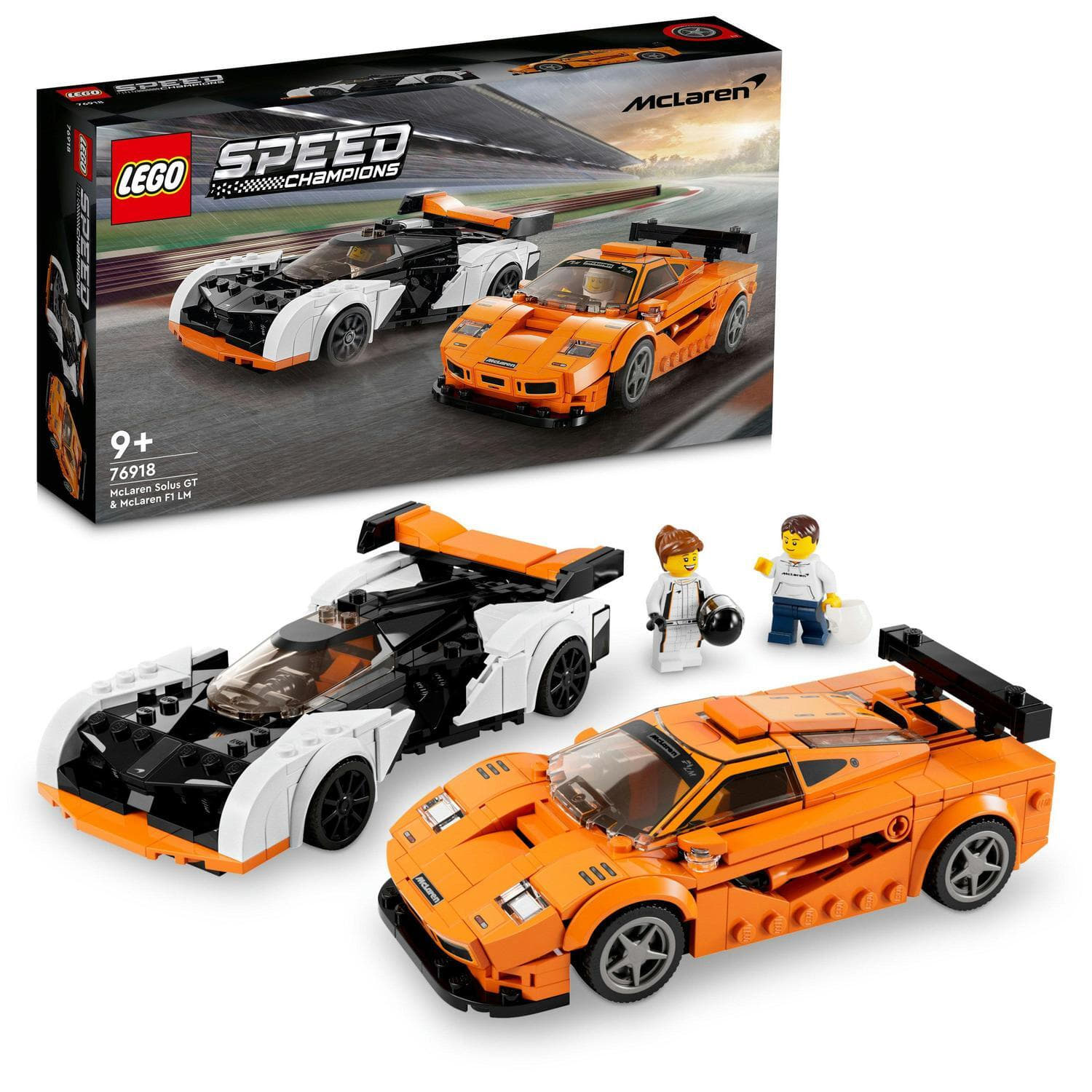 Kits de LEGO® LEGO® Speed Champions 76918 McLaren Solus GT & McLaren F1 LM