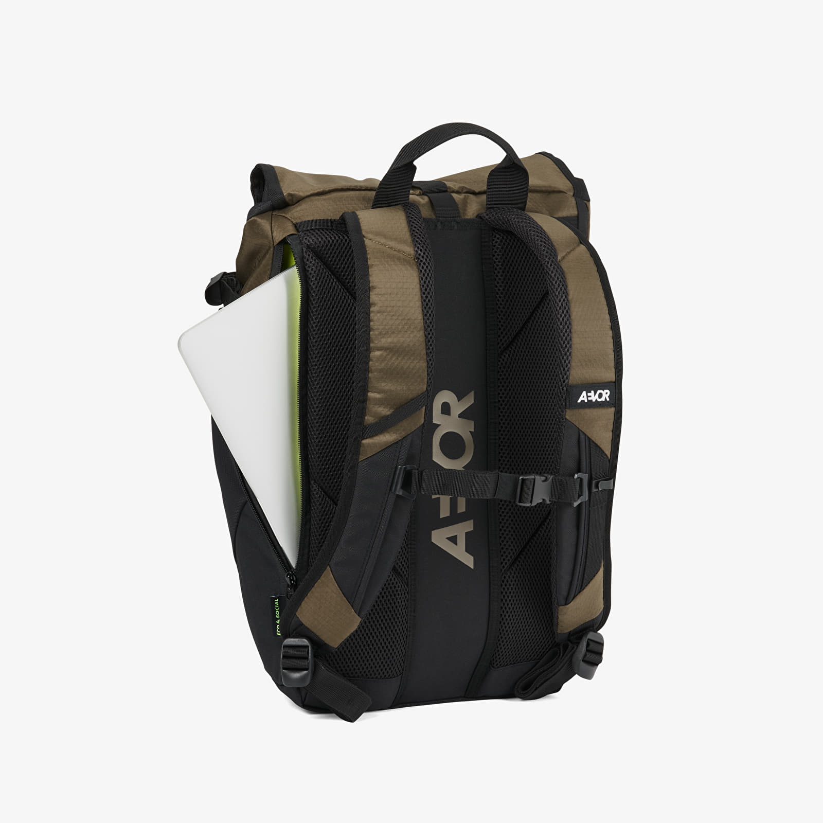 Rucsacuri AEVOR Rollpack Proof Olive Gold