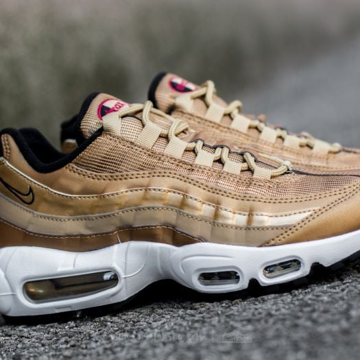 Air max 95 hotsell gold and white