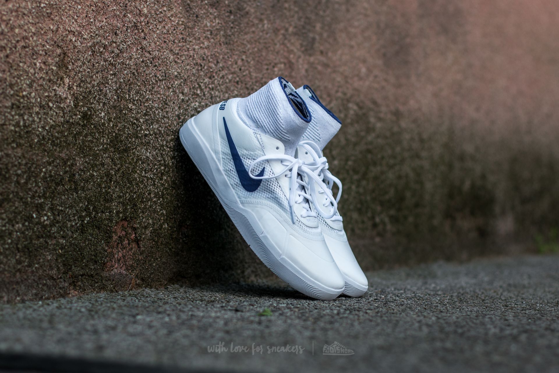 Men's shoes Nike SB Hyperfeel Koston 3 White/ Deep Royal Blue