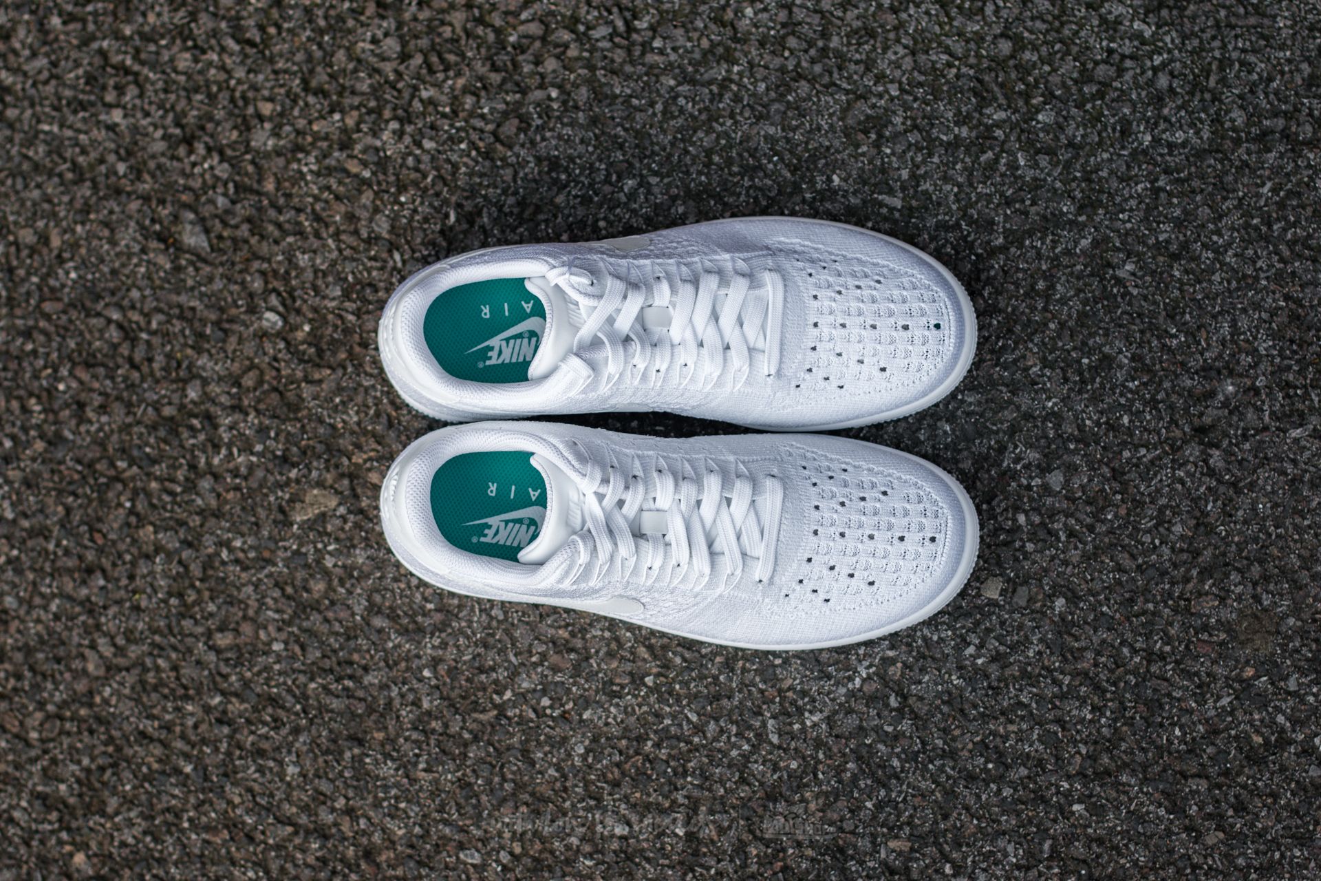 Herren Sneaker und Schuhe Nike Air Force 1 Ultra Flyknit Low White/ White-White