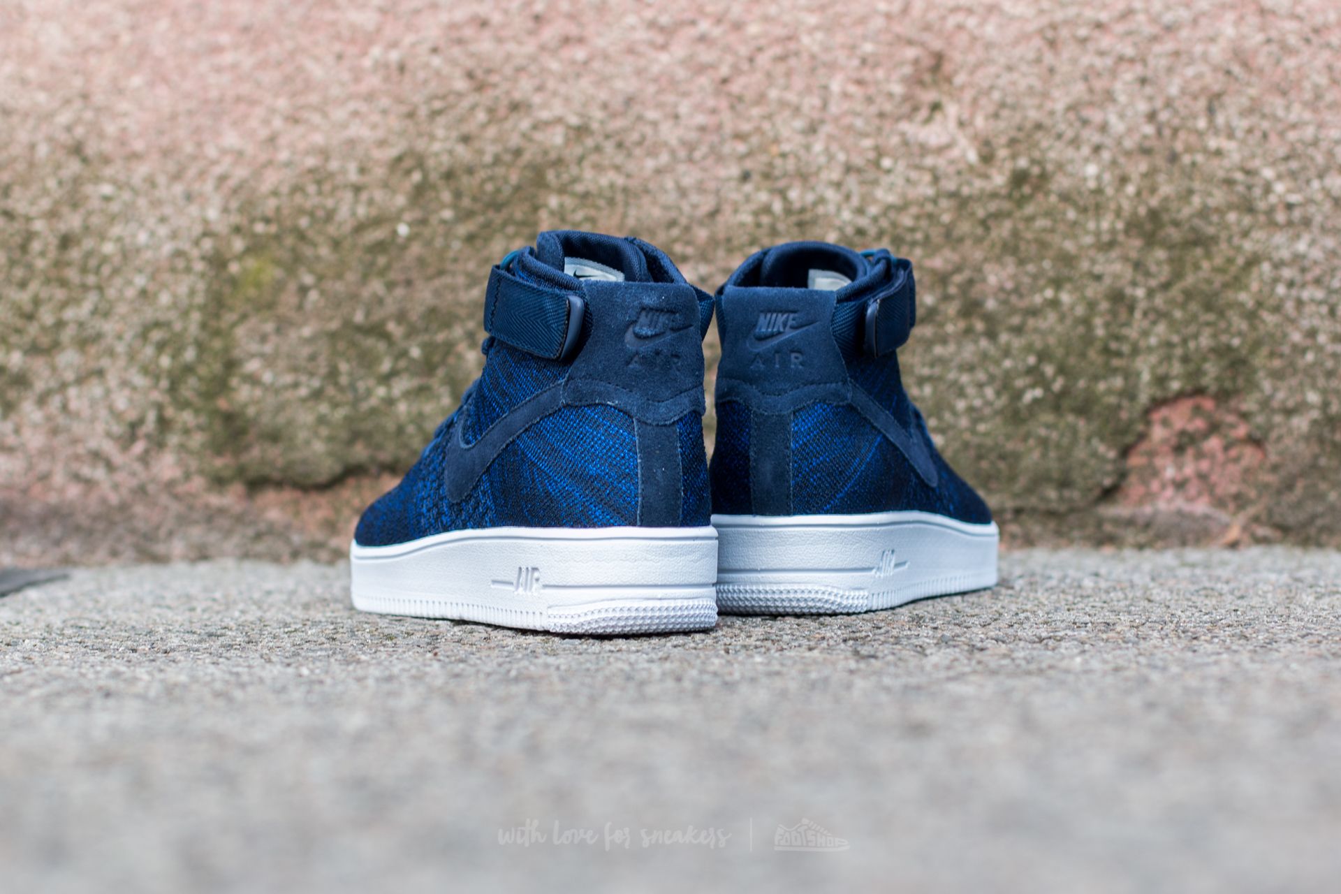 Nike air force 1 shop ultra flyknit womens navy