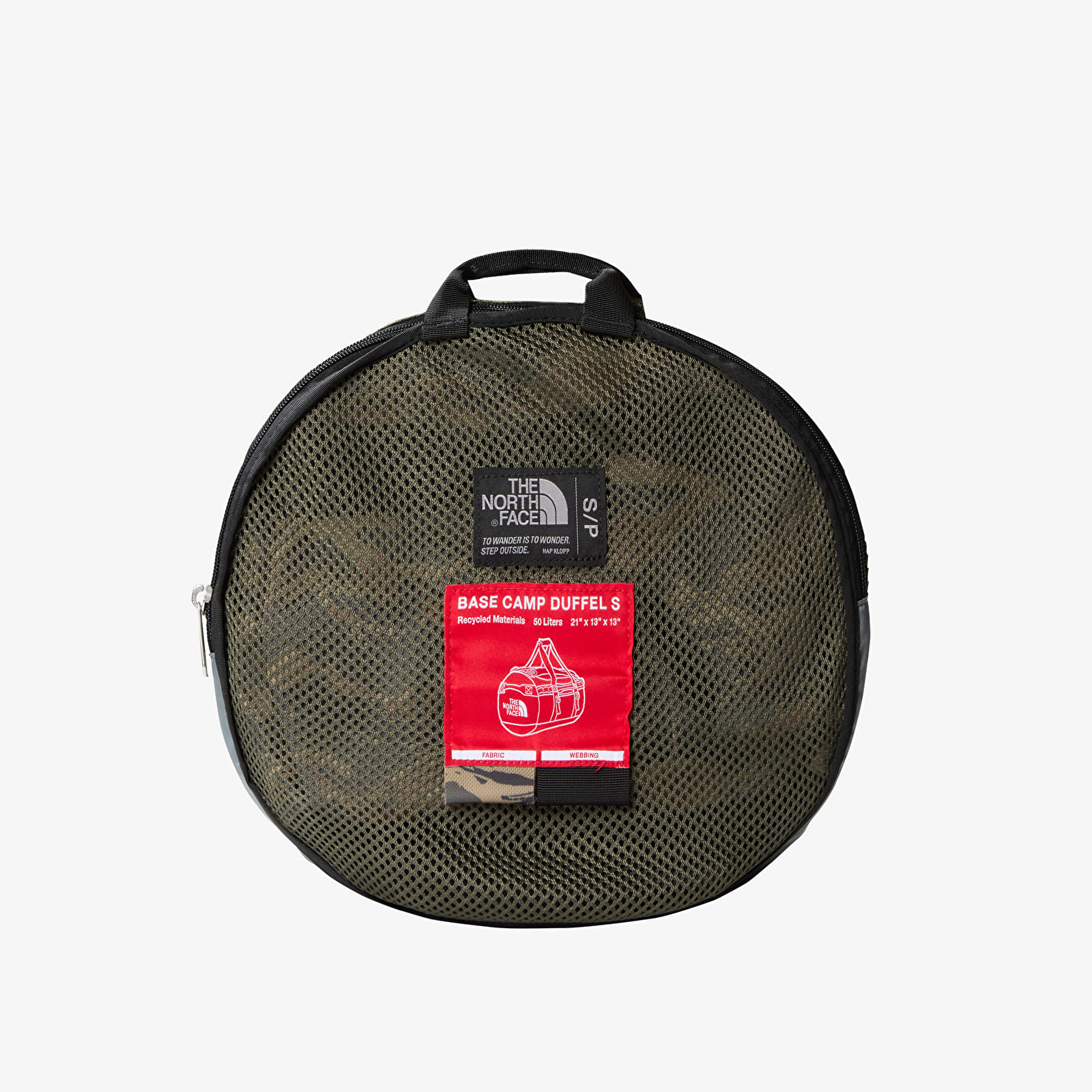The north face base camp duffel l new taupe green discount